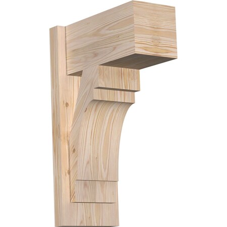 Ekena Millwork Merced Block Smooth Outlooker, Douglas Fir, 7 1/2"W x 14"D x 22"H OUT08X14X22MRC05SDF